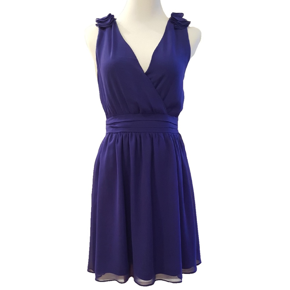 Paraella Chiffon Cocktail Dress Francesca's M NWT